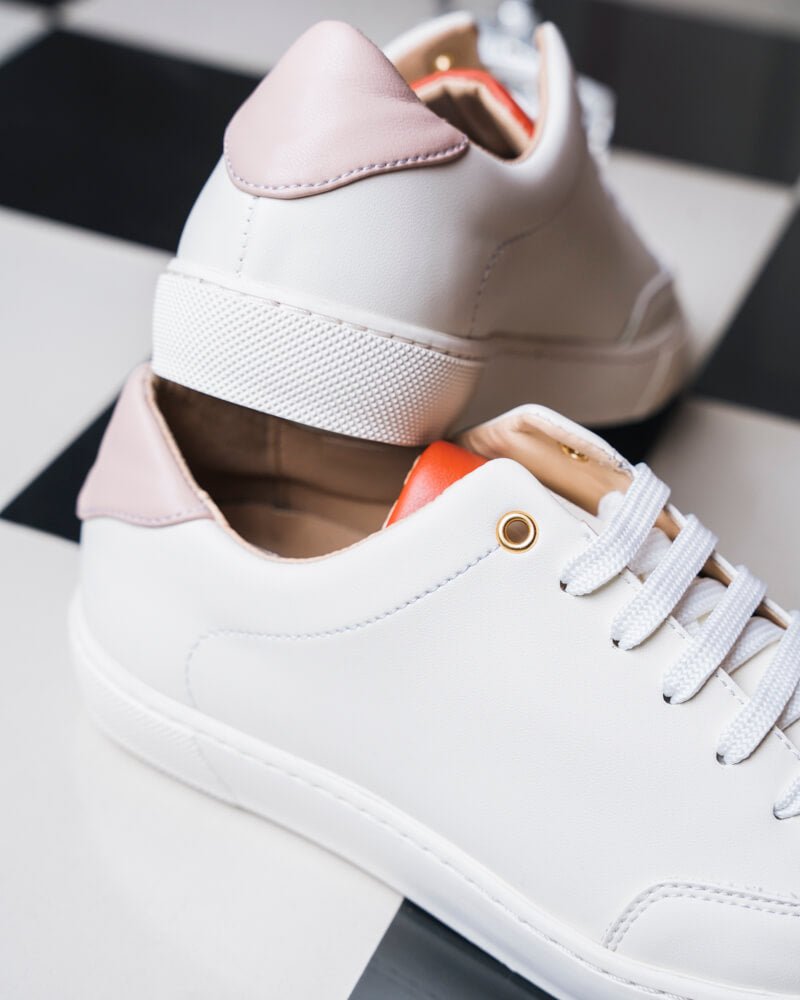 Baskets blanches vegan femme
