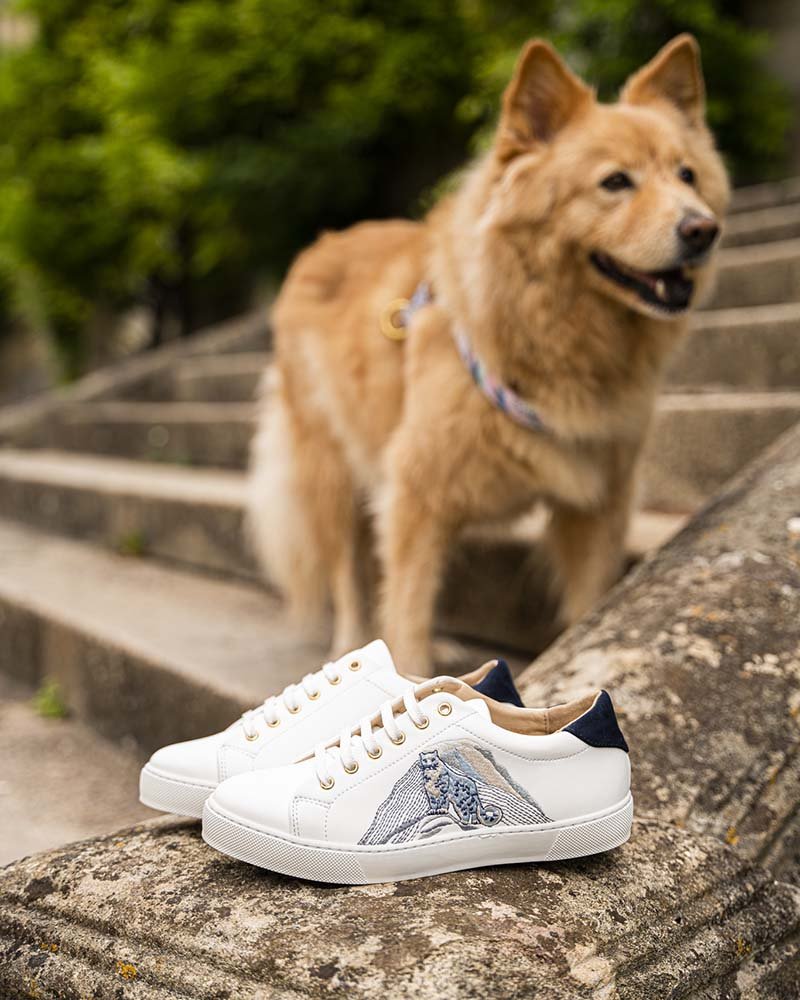 Baskets léopard vegan Virevolte