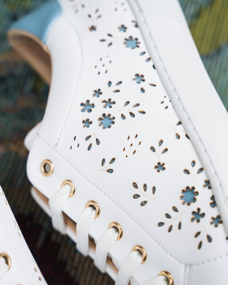 Baskets Virevolte vegan fleurs