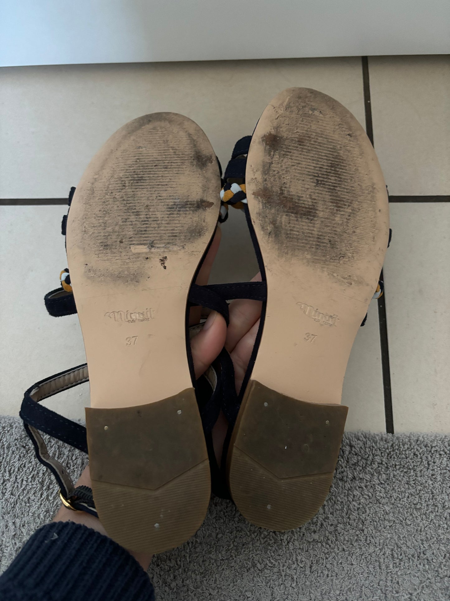 Sandales - Bleu marine