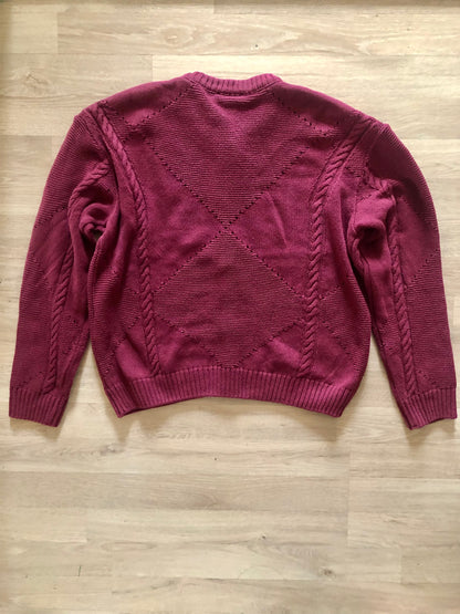 Gilet bordeau