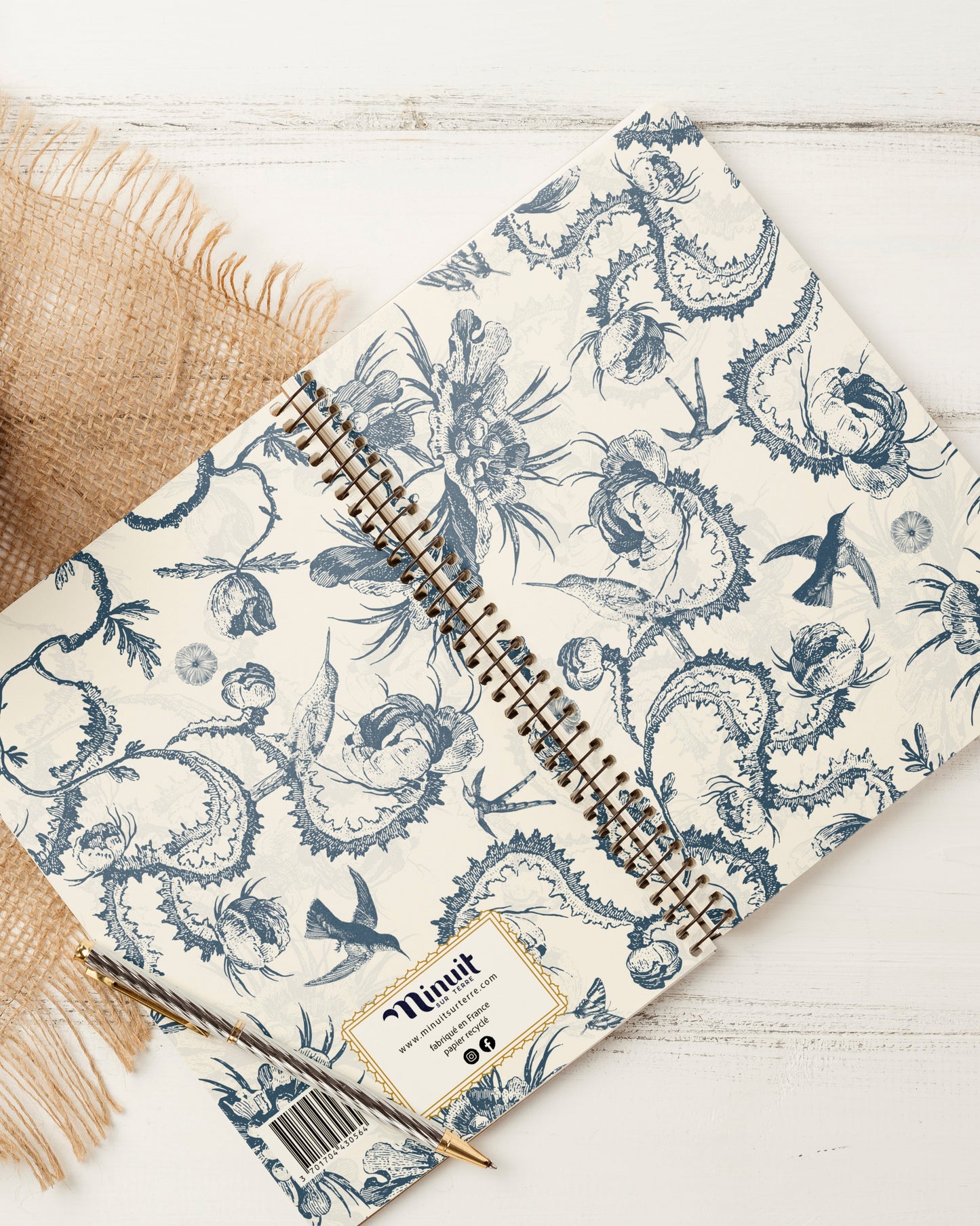 Toile de Jouy Notebook