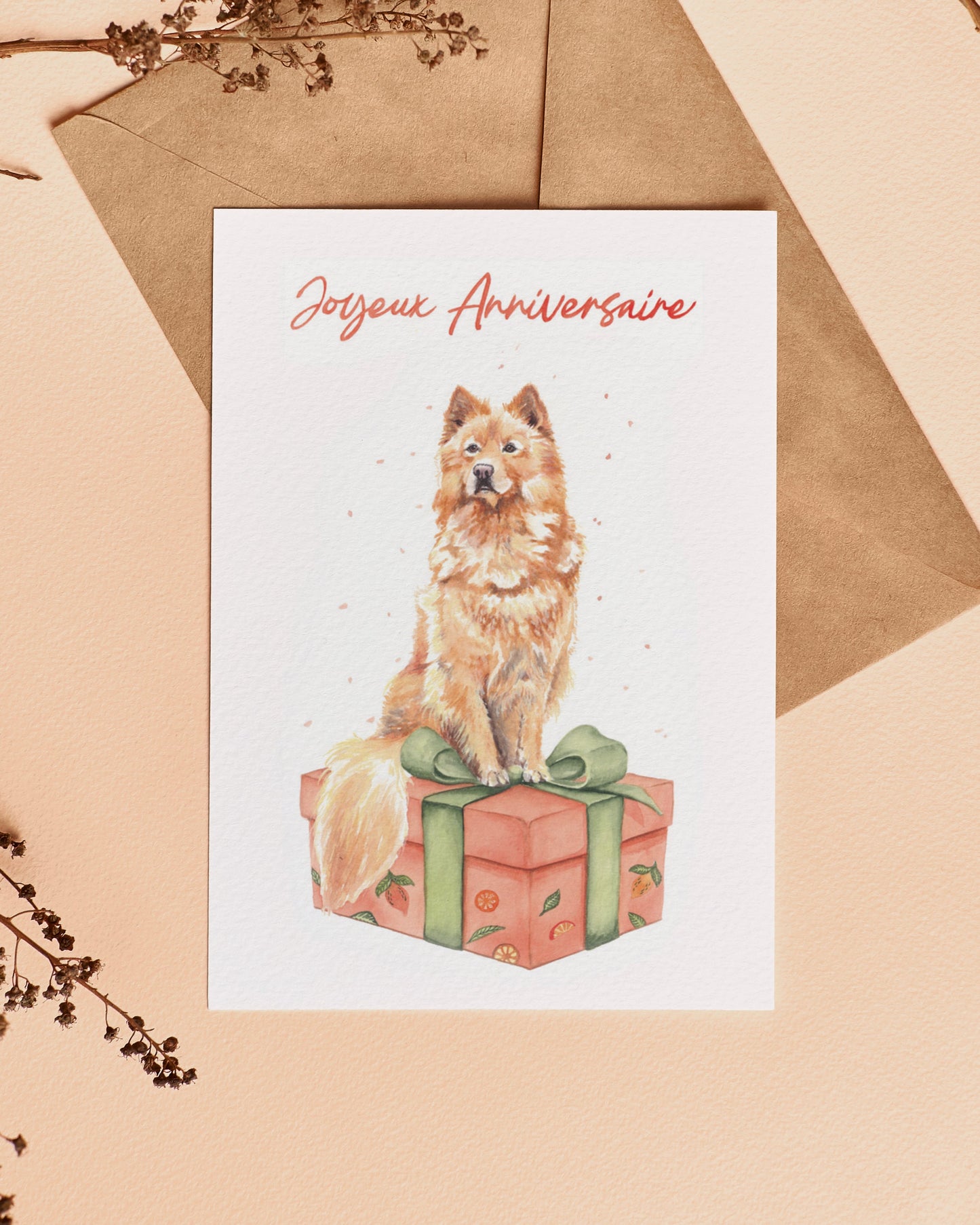 Cinnamon Birthday Card