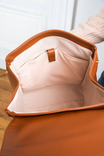 Intérieur sac à dos vegan écologique recyclé pour femme Falabella Minuit sur Terre
