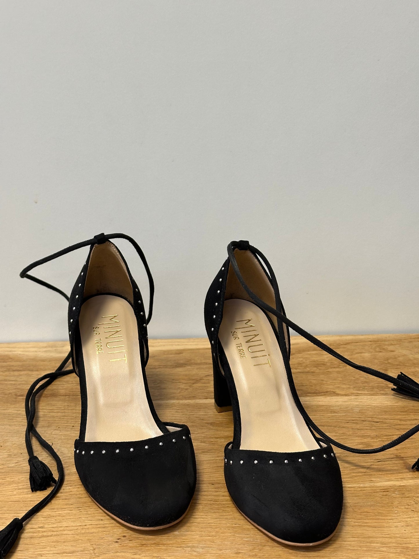 Escarpins en velours noir