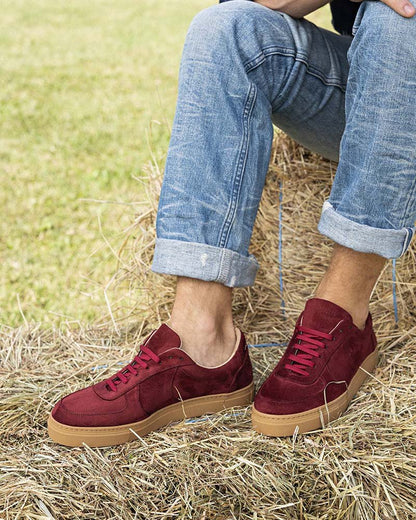 baskets vegan brique femme