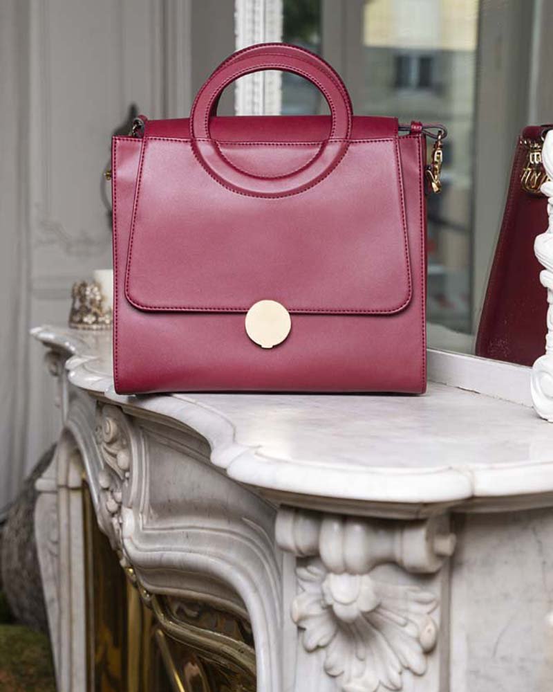 Sac à main écologique femme rose
