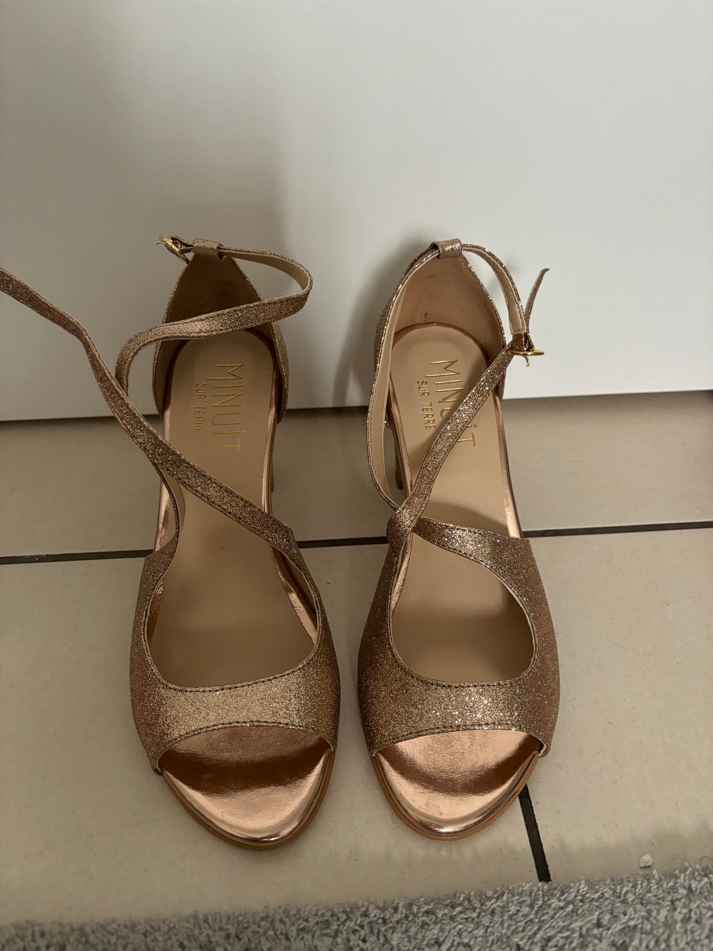 Agadir Paillettes Rose Gold