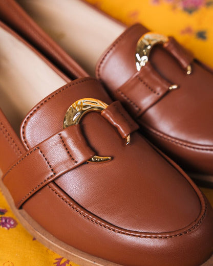 Mocassins marron écoresponsables