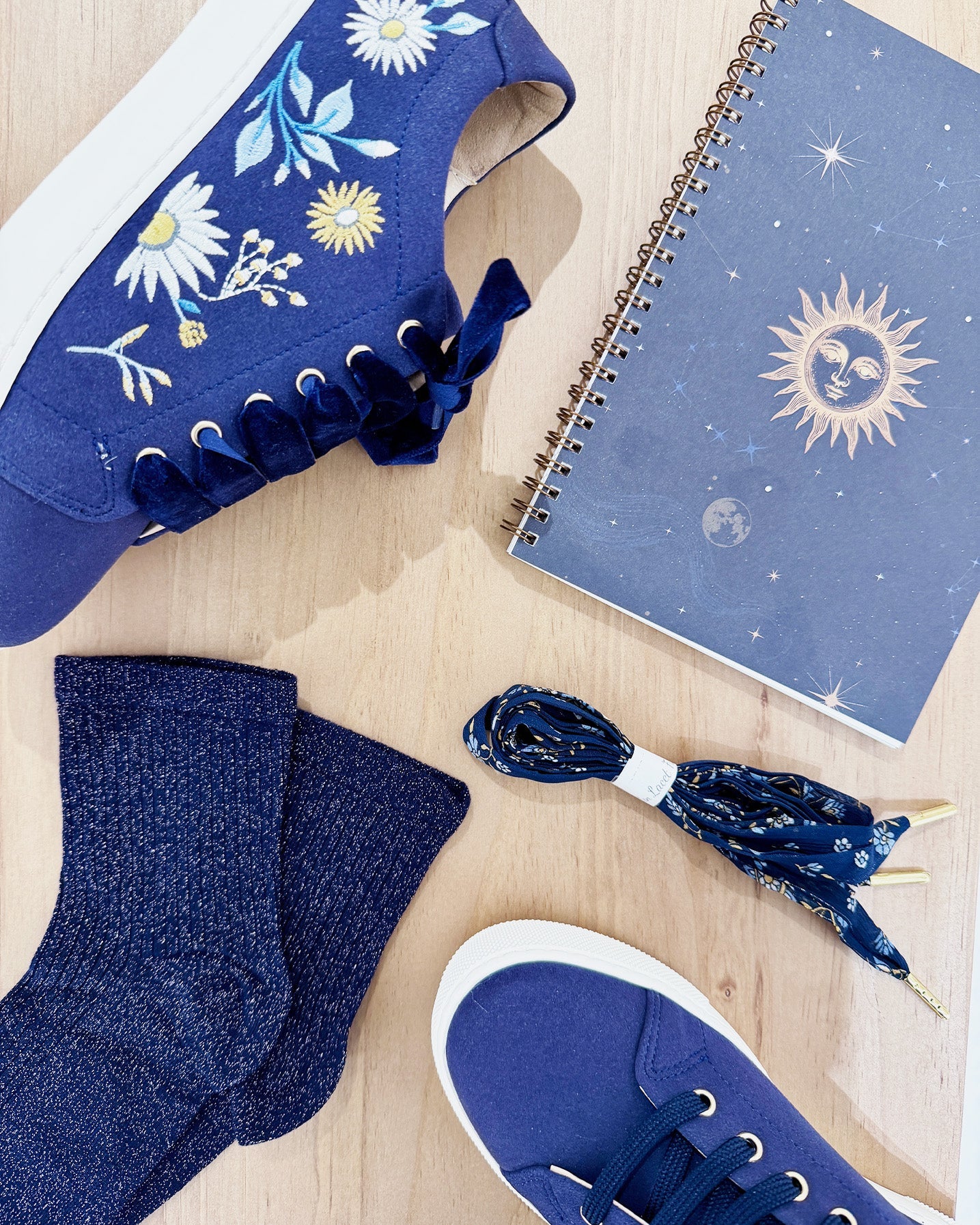 Embroidered Sneaker Box