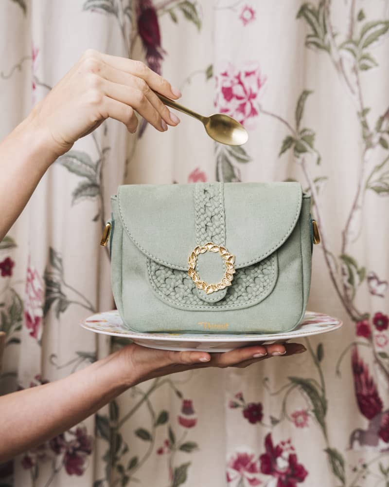 Petit sac femme vert écologique