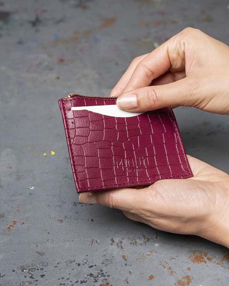 Porte cartes femme vegan