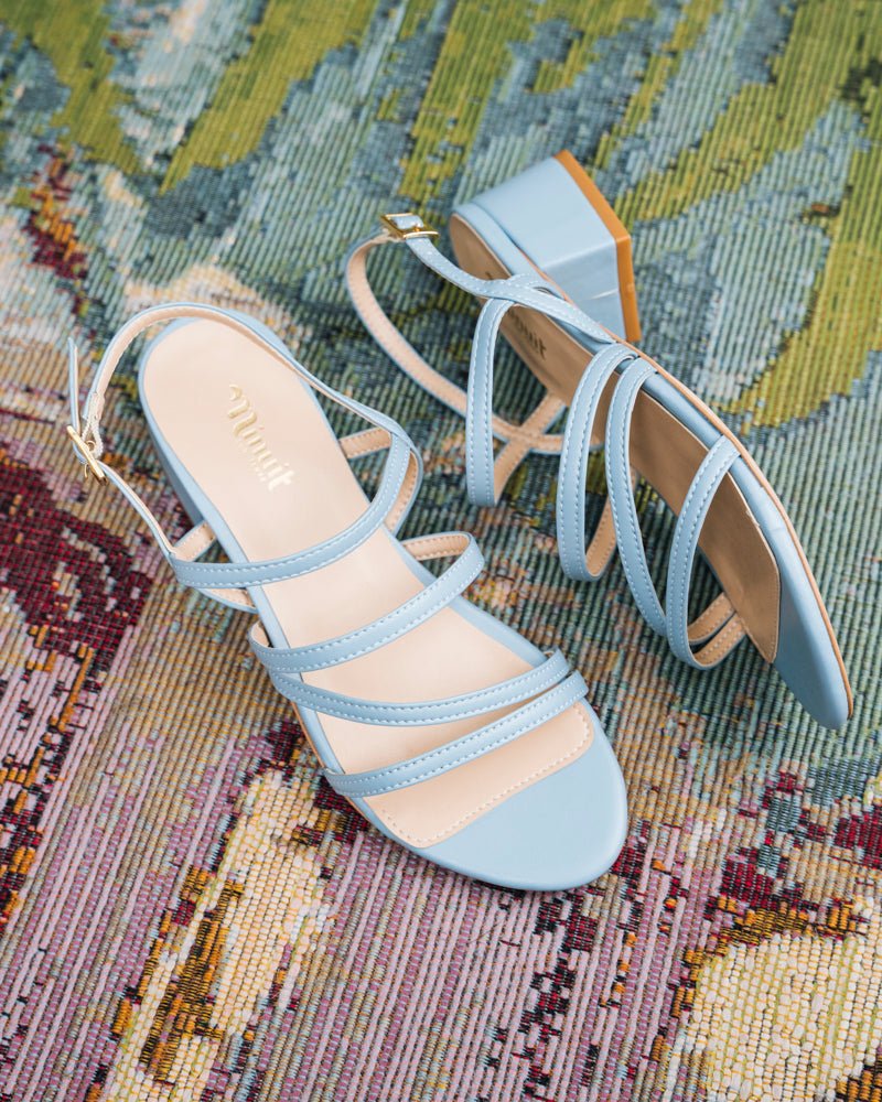 Sandales bleues vegan Marie