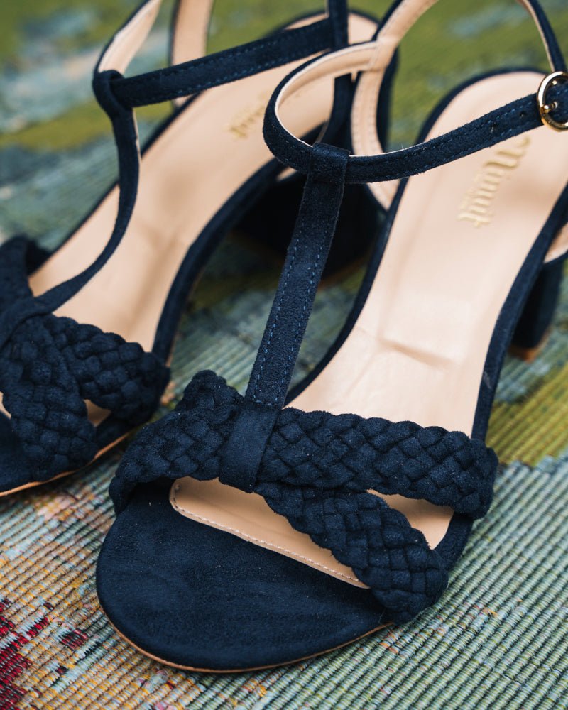 Sandales Florine bleues vegan