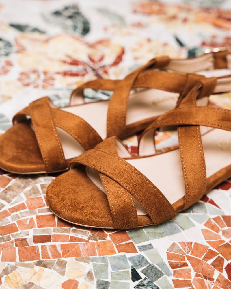 Sandales marron femme écoresponsables