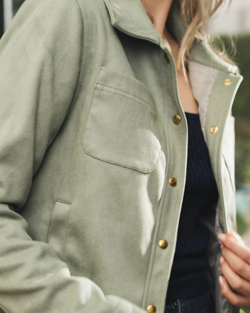 Veste sauge vegan femme